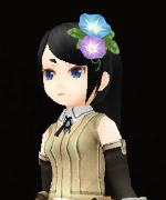 Morning Glory Hair Ornament